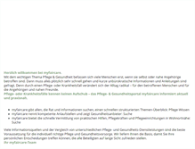 Tablet Screenshot of my-fair-care.de